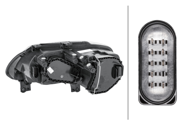 Headlight - 1EE 010 203-021 HELLA