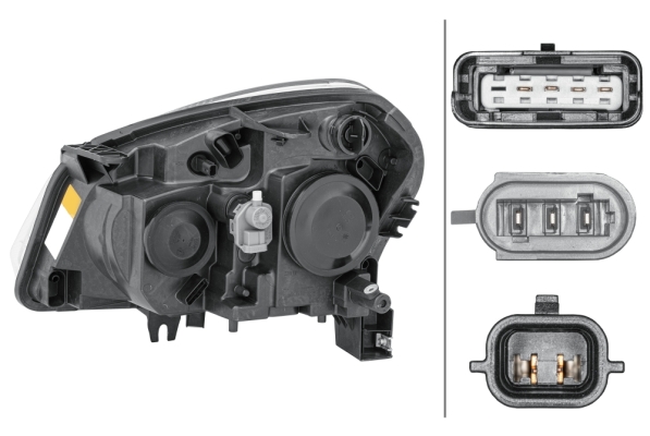 Headlight - 1EF 238 042-021 HELLA