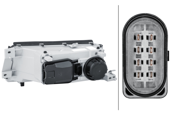 Headlight - 1EL 010 202-021 HELLA