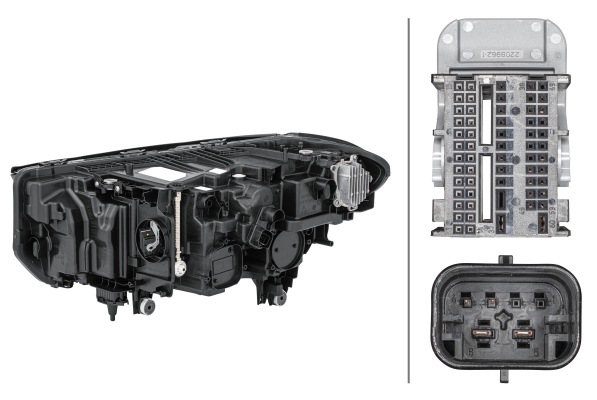 Headlight - 1EX 015 450-421 HELLA