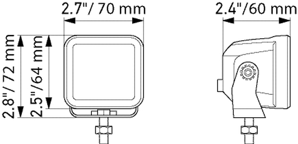 prožektorius - 1FA 358 176-801 HELLA