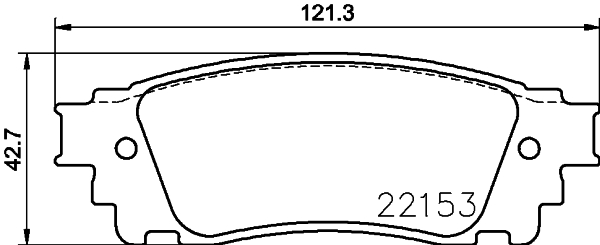 Brake Pad Set, disc brake - 8DB 355 024-631 HELLA