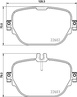 Kit pastiglie freno, Freno a disco - 8DB 355 031-711 HELLA