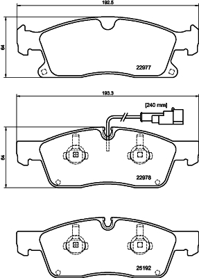Kit pastiglie freno, Freno a disco - 8DB 355 039-871 HELLA