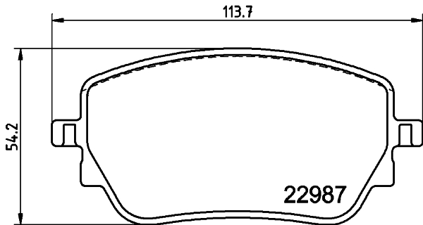 Kit pastiglie freno, Freno a disco - 8DB 355 039-231 HELLA