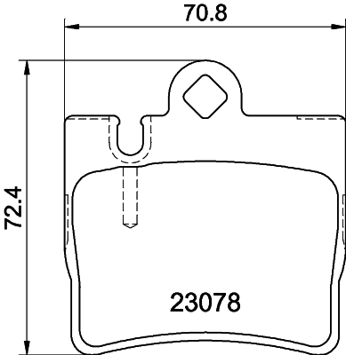Kit pastiglie freno, Freno a disco - 8DB 355 008-711 HELLA