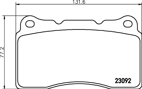 Kit pastiglie freno, Freno a disco - 8DB 355 011-431 HELLA