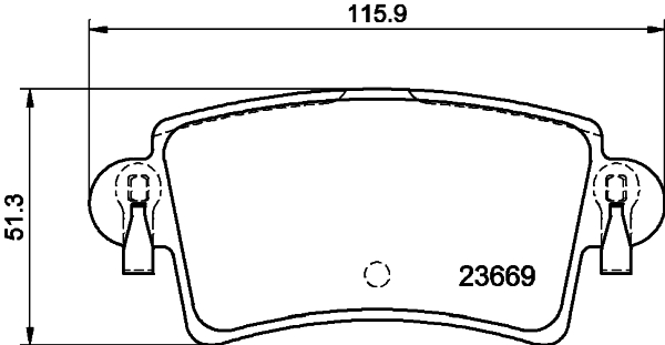 Kit pastiglie freno, Freno a disco - 8DB 355 009-421 HELLA