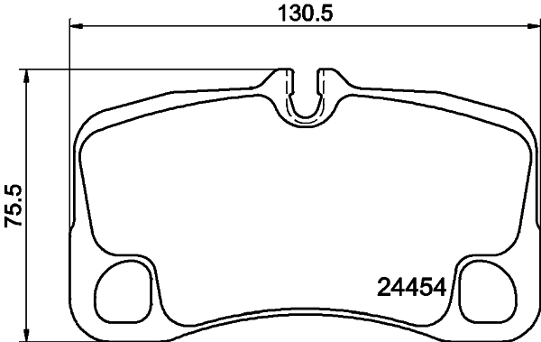Bremsbelagsatz, Scheibenbremse - 8DB 355 013-791 HELLA