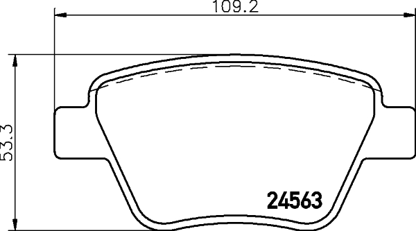 Kit pastiglie freno, Freno a disco - 8DB 355 014-021 HELLA