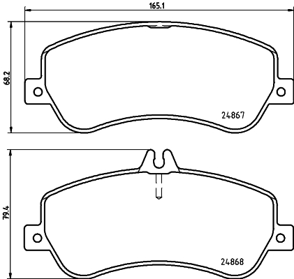 Brake Pad Set, disc brake - 8DB 355 014-221 HELLA