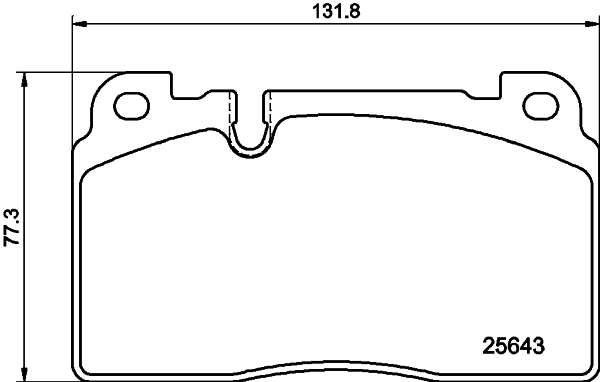 Комплект тормозных колодок, дисковый тормоз - 8DB 355 021-331 HELLA