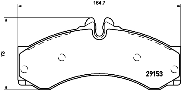 Brake Pad Set, disc brake - 8DB 355 005-391 HELLA