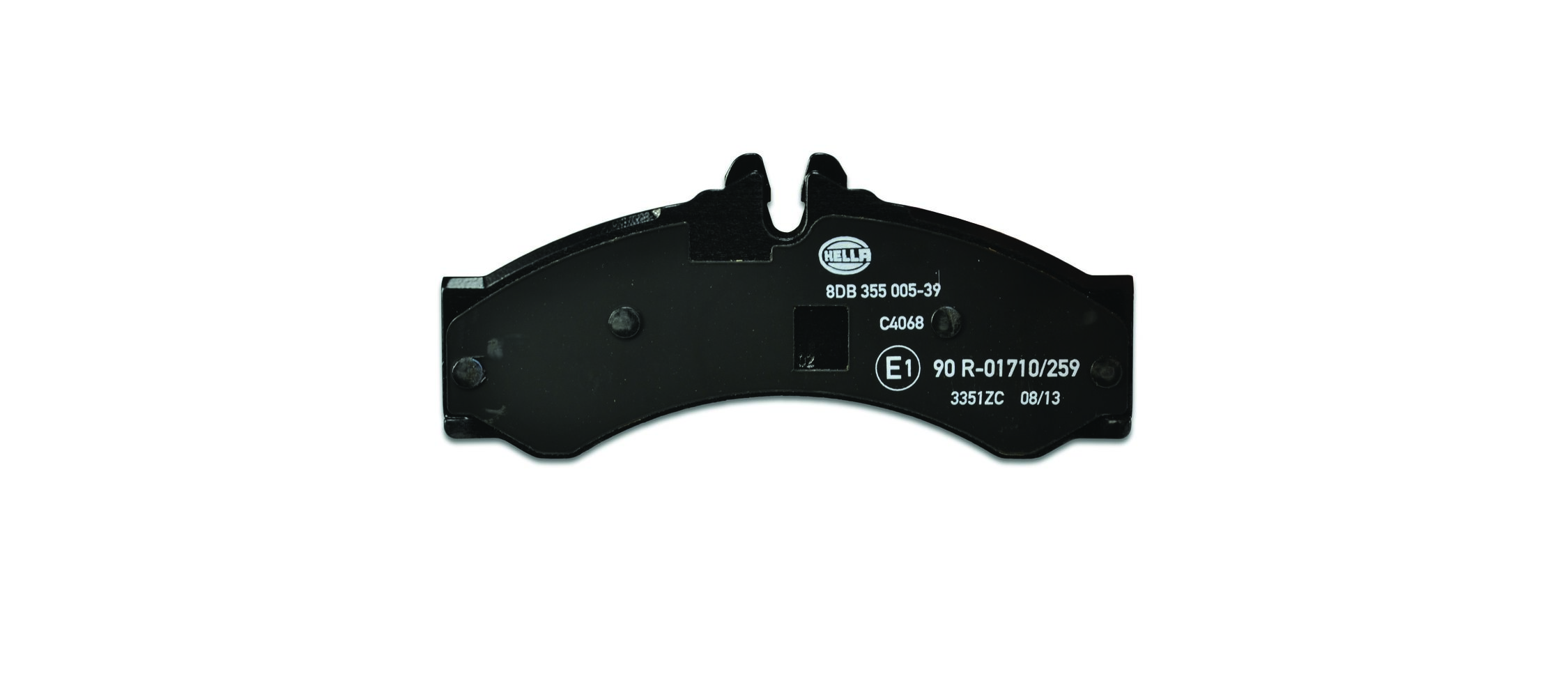 Brake Pad Set, disc brake - 8DB 355 005-391 HELLA