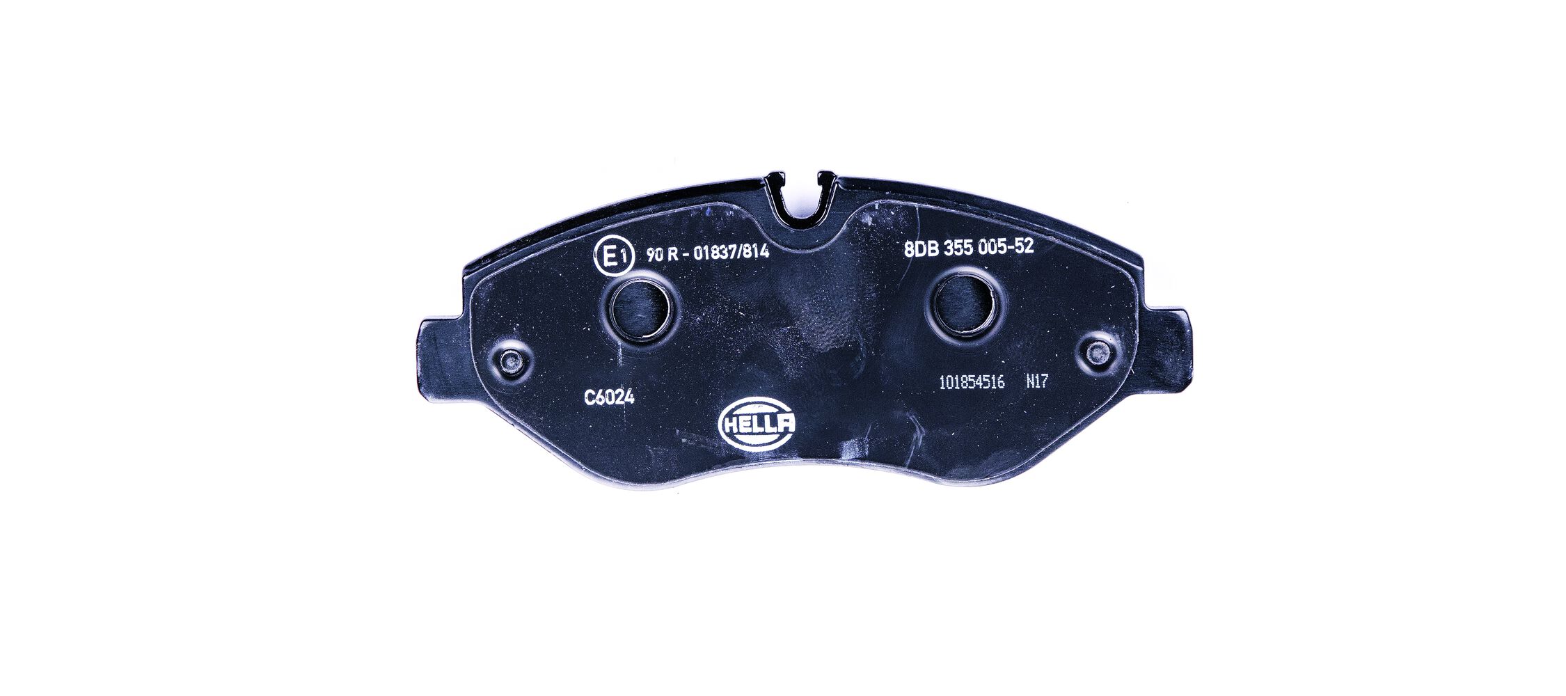 Brake Pad Set, disc brake - 8DB 355 005-521 HELLA