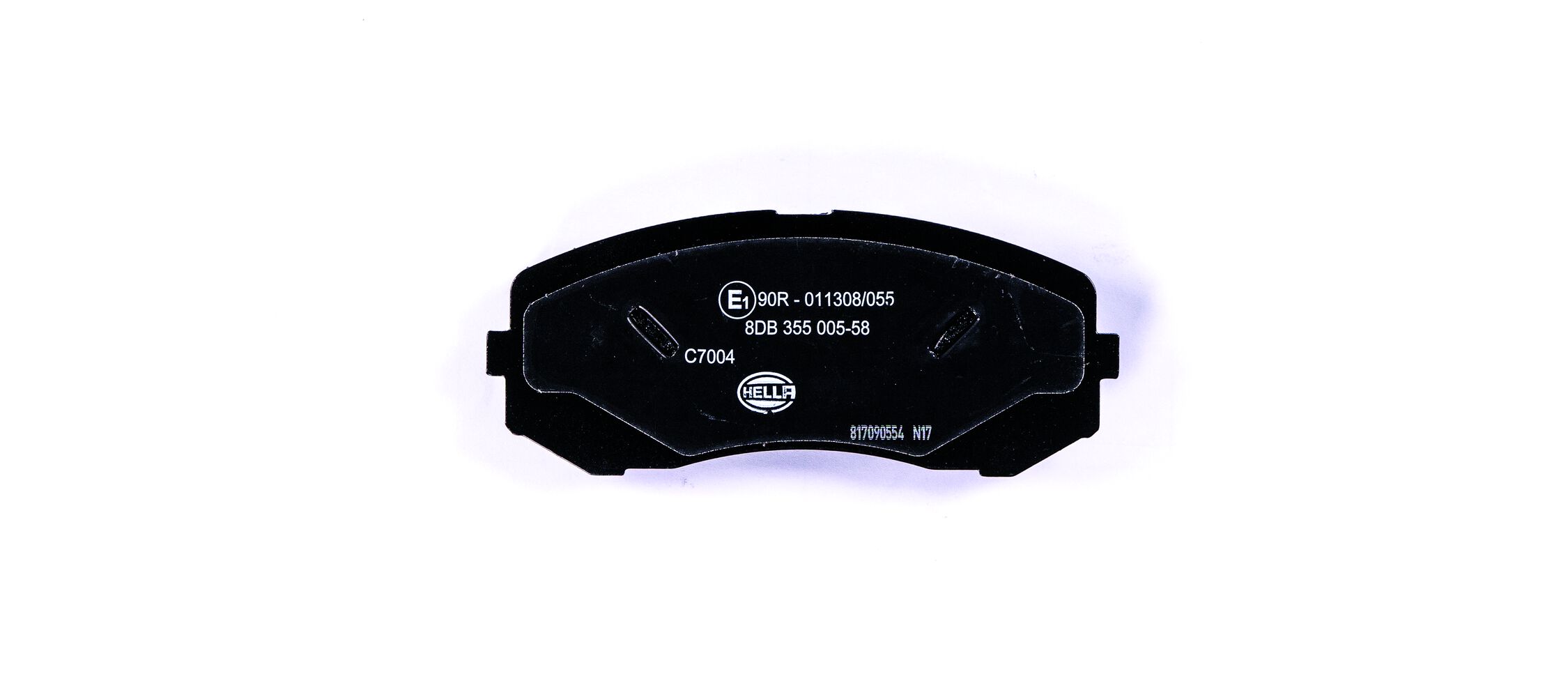 Brake Pad Set, disc brake - 8DB 355 005-581 HELLA