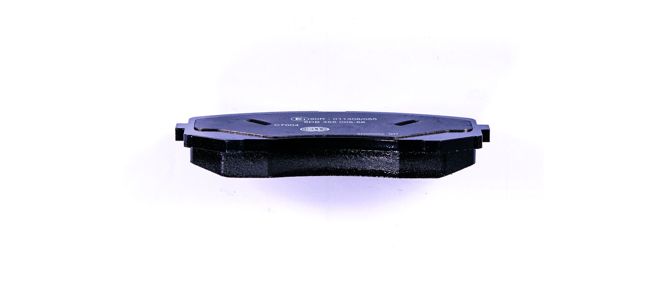 Brake Pad Set, disc brake - 8DB 355 005-581 HELLA