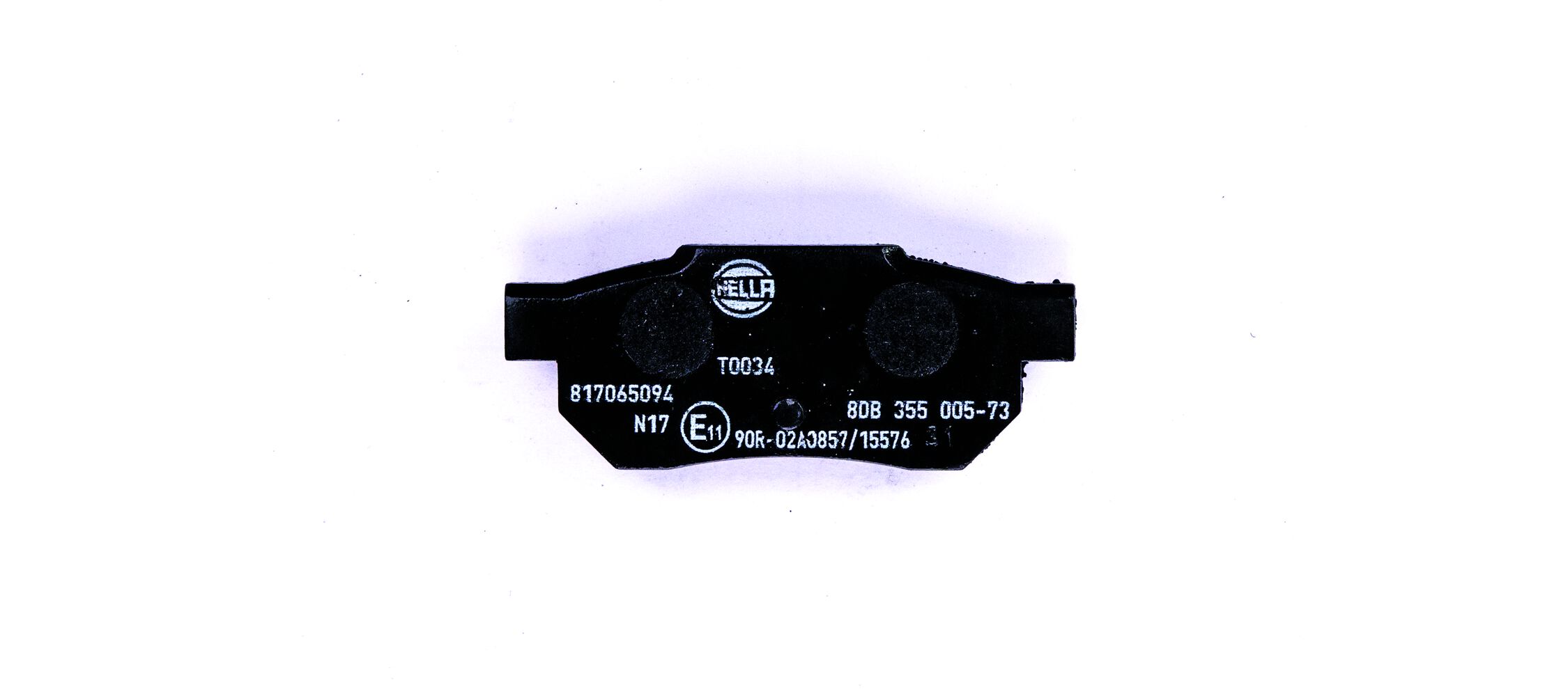 Brake Pad Set, disc brake - 8DB 355 005-731 HELLA