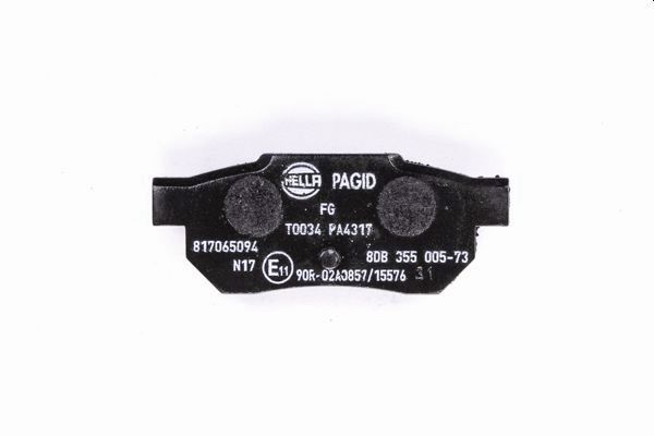 Brake Pad Set, disc brake - 8DB 355 005-731 HELLA