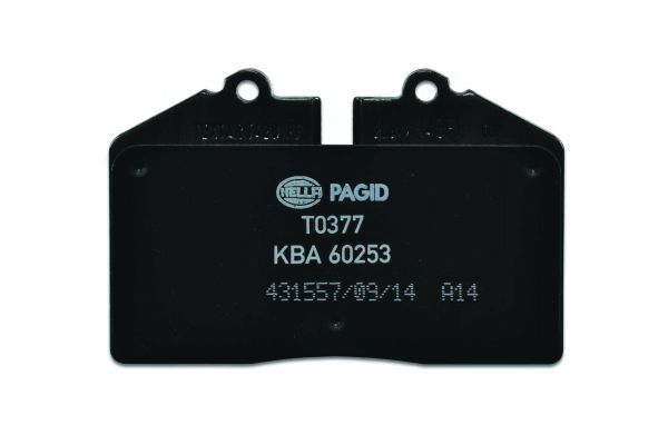 Brake Pad Set, disc brake - 8DB 355 006-351 HELLA