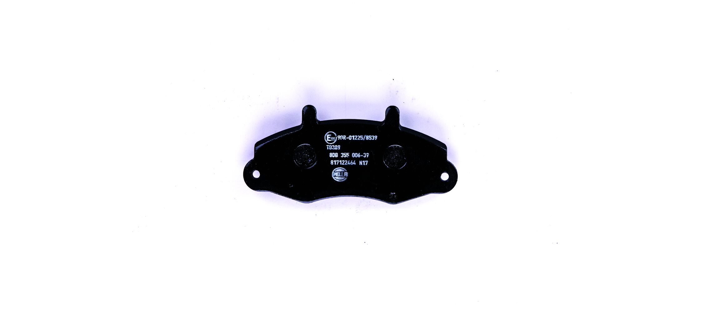 Brake Pad Set, disc brake - 8DB 355 006-391 HELLA