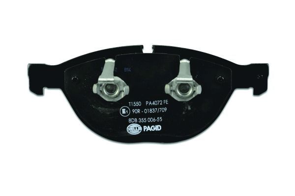 Brake Pad Set, disc brake - 8DB 355 006-551 HELLA