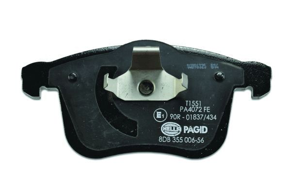 Brake Pad Set, disc brake - 8DB 355 006-561 HELLA