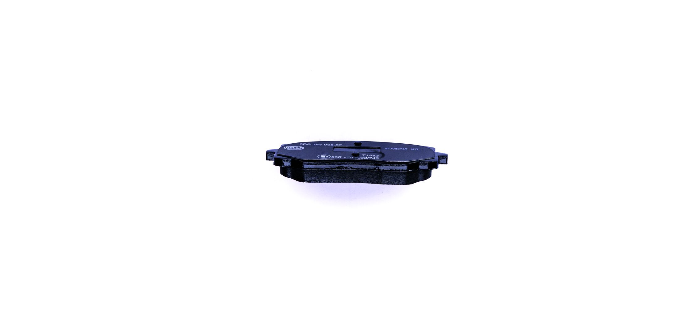Bremsbelagsatz, Scheibenbremse - 8DB 355 006-571 HELLA