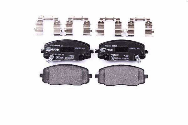 Bremsbelagsatz, Scheibenbremse - 8DB 355 006-571 HELLA