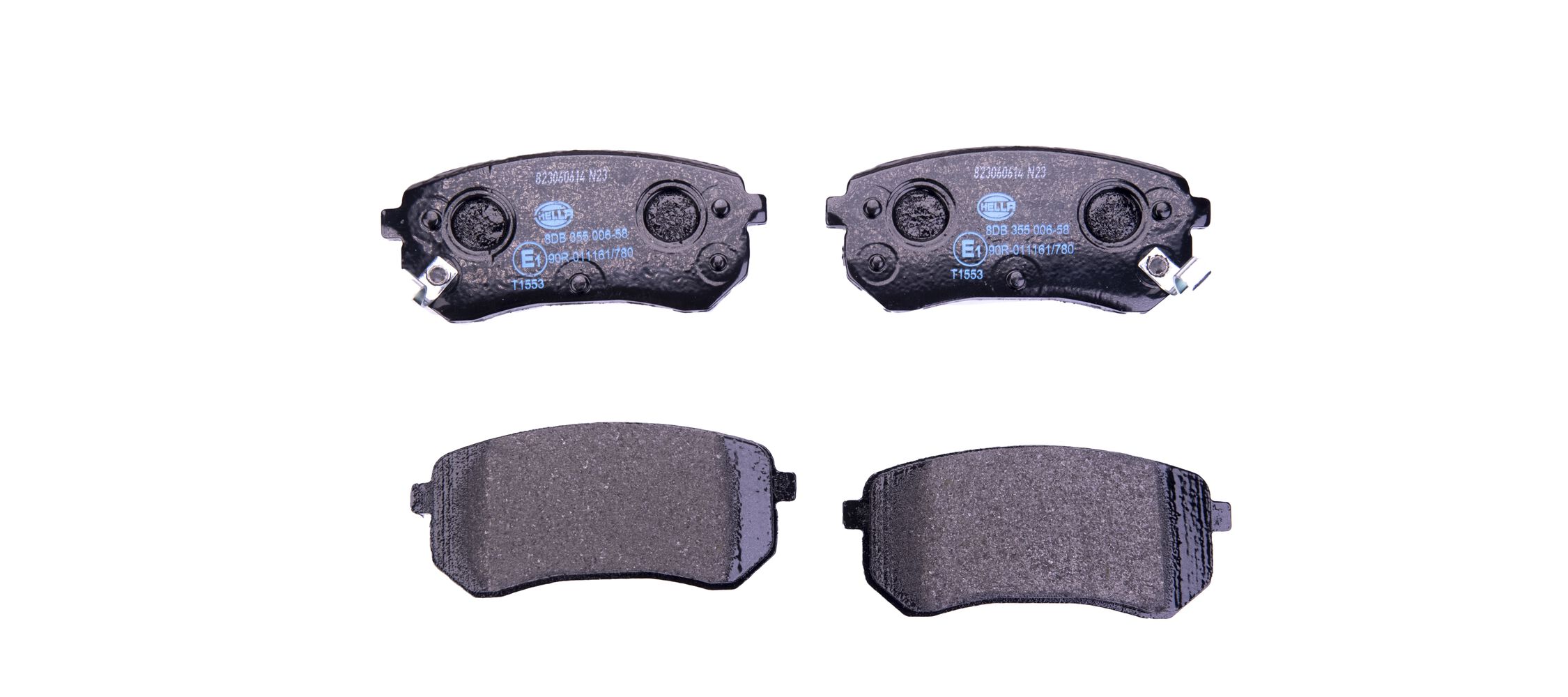 Kit pastiglie freno, Freno a disco - 8DB 355 006-581 HELLA