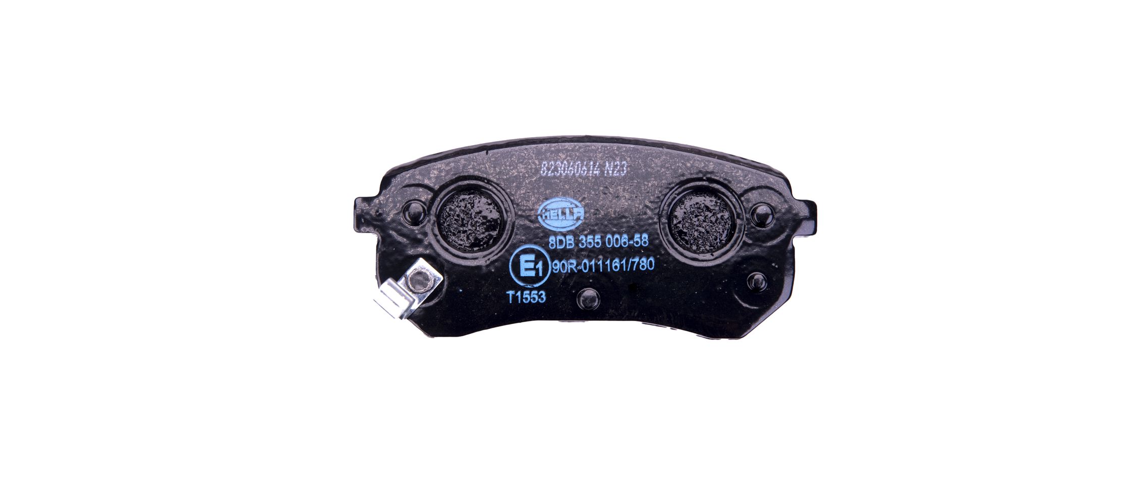 Brake Pad Set, disc brake - 8DB 355 006-581 HELLA