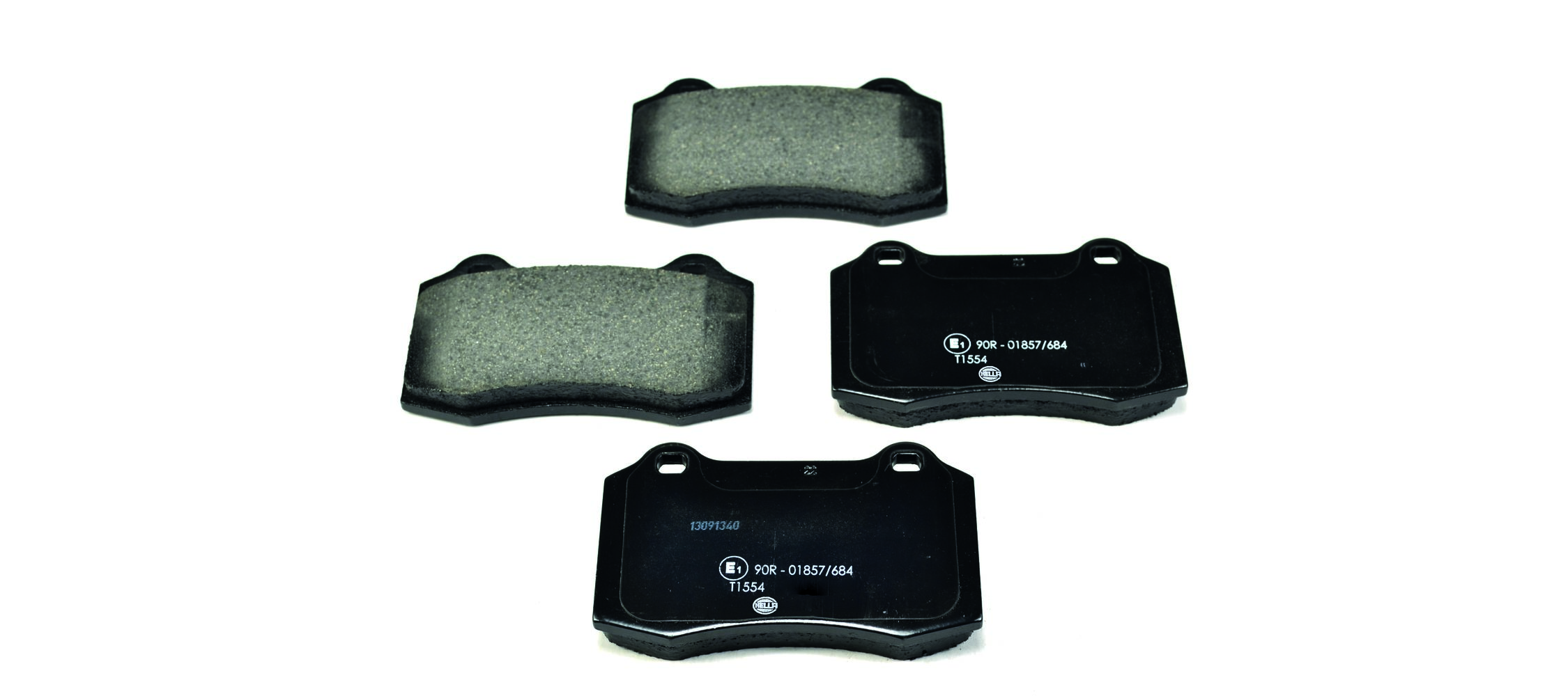 Brake Pad Set, disc brake - 8DB 355 006-591 HELLA
