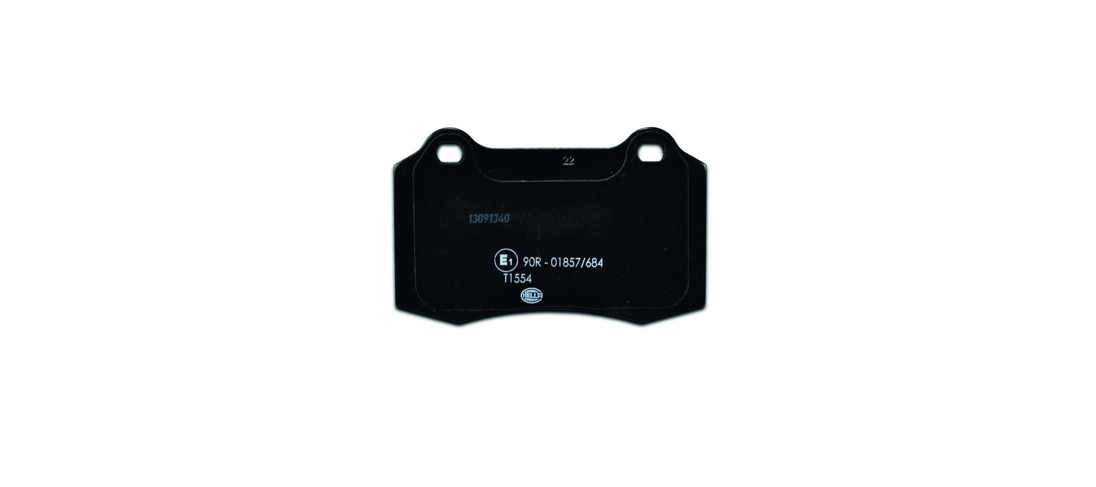 Brake Pad Set, disc brake - 8DB 355 006-591 HELLA