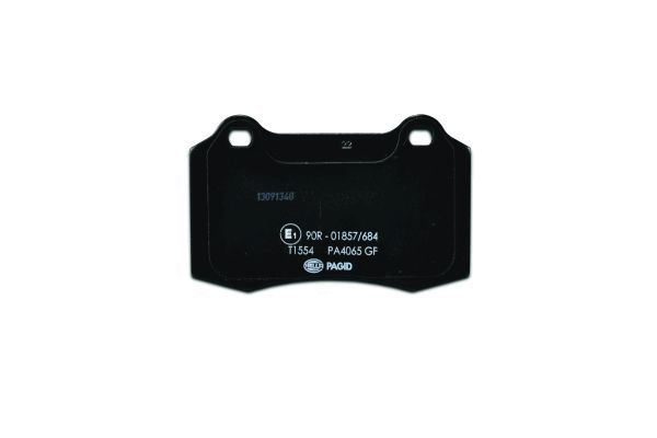 Brake Pad Set, disc brake - 8DB 355 006-591 HELLA