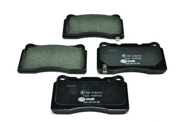 Brake Pad Set, disc brake - 8DB 355 006-601 HELLA