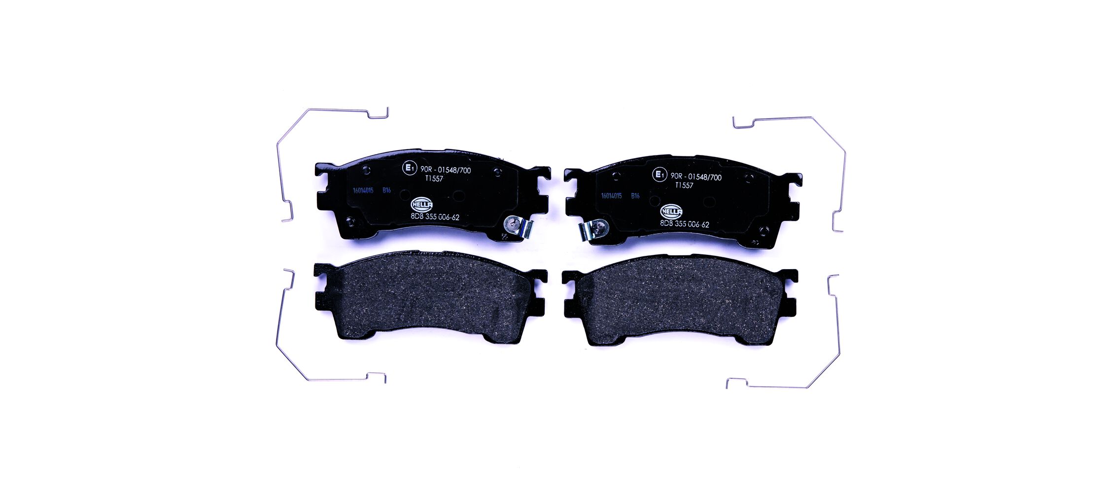 Комплект тормозных колодок, дисковый тормоз - 8DB 355 006-621 HELLA