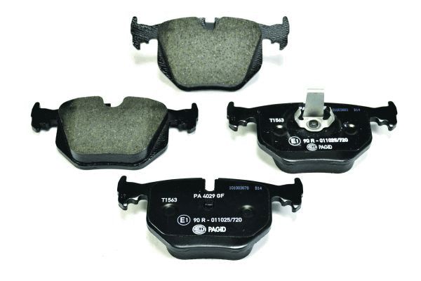 Brake Pad Set, disc brake - 8DB 355 006-691 HELLA