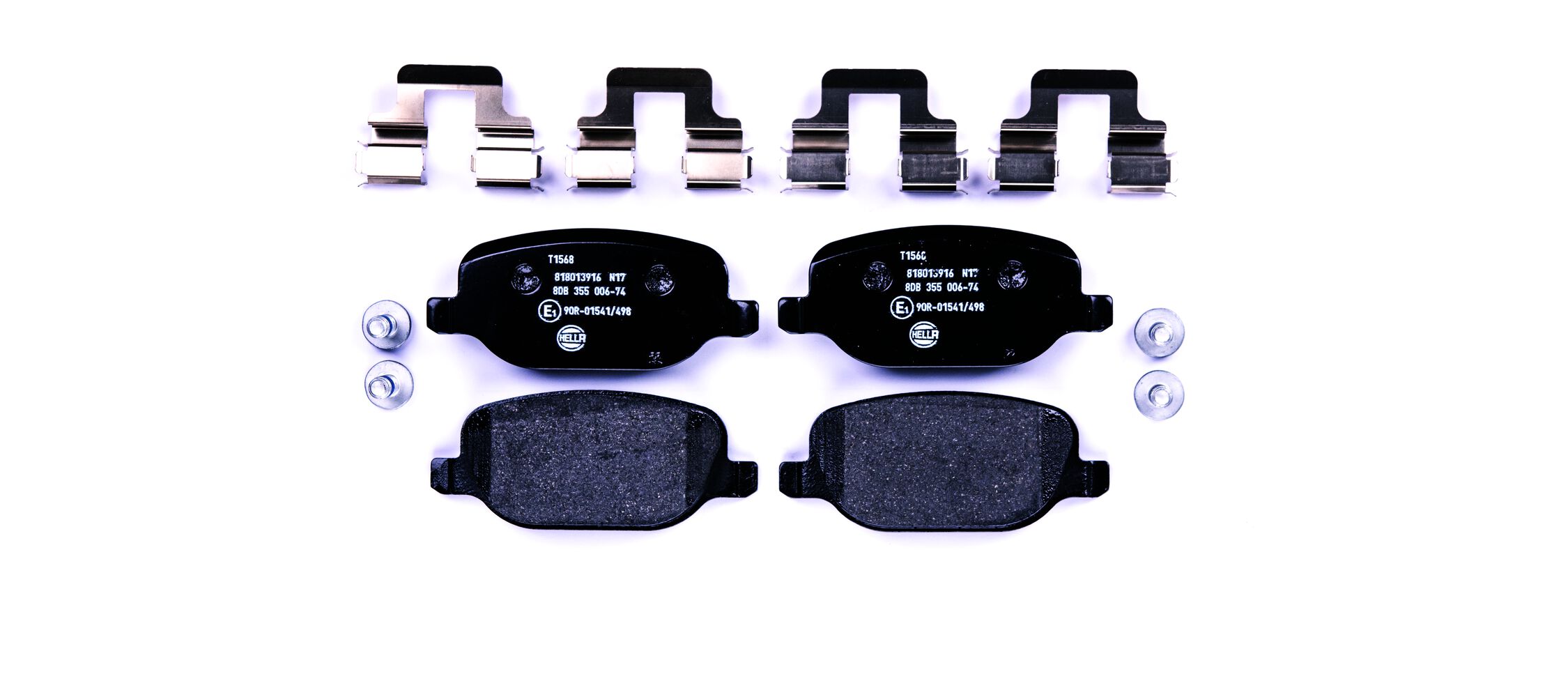 Kit pastiglie freno, Freno a disco - 8DB 355 006-741 HELLA