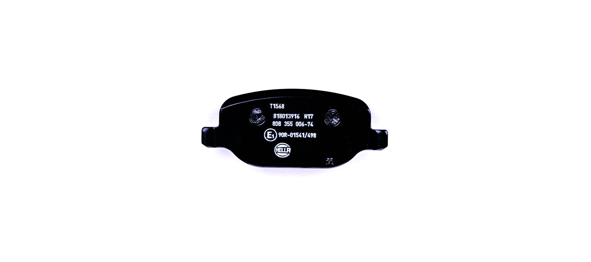Brake Pad Set, disc brake - 8DB 355 006-741 HELLA