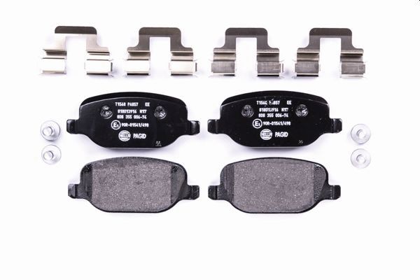 Brake Pad Set, disc brake - 8DB 355 006-741 HELLA