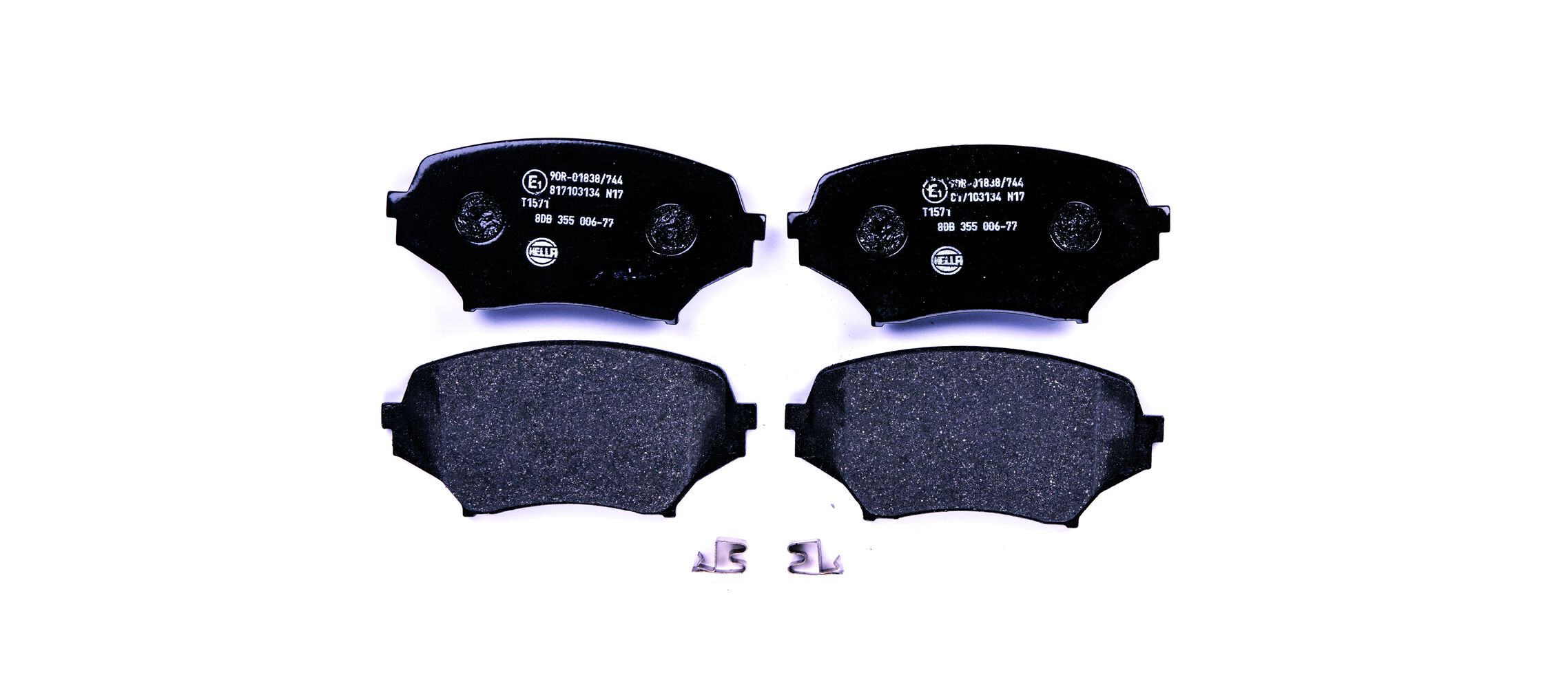 Kit pastiglie freno, Freno a disco - 8DB 355 006-771 HELLA