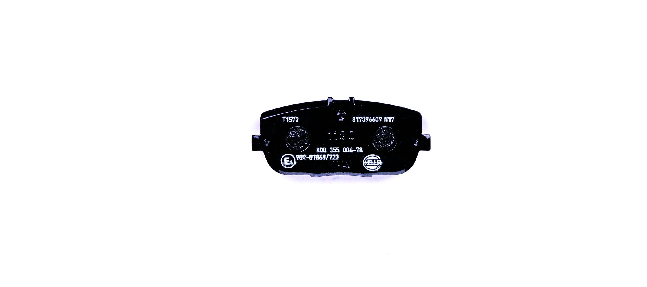 Brake Pad Set, disc brake - 8DB 355 006-781 HELLA