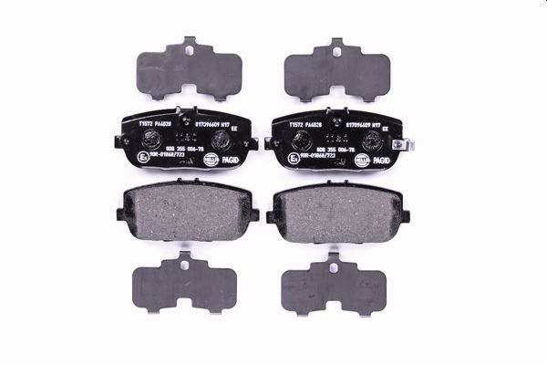 Brake Pad Set, disc brake - 8DB 355 006-781 HELLA