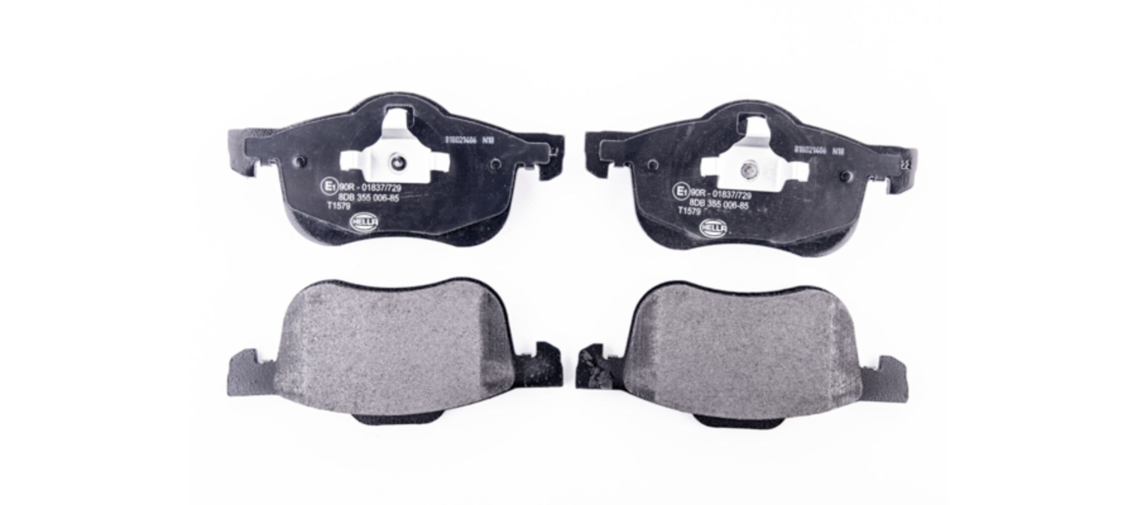 Brake Pad Set, disc brake - 8DB 355 006-851 HELLA