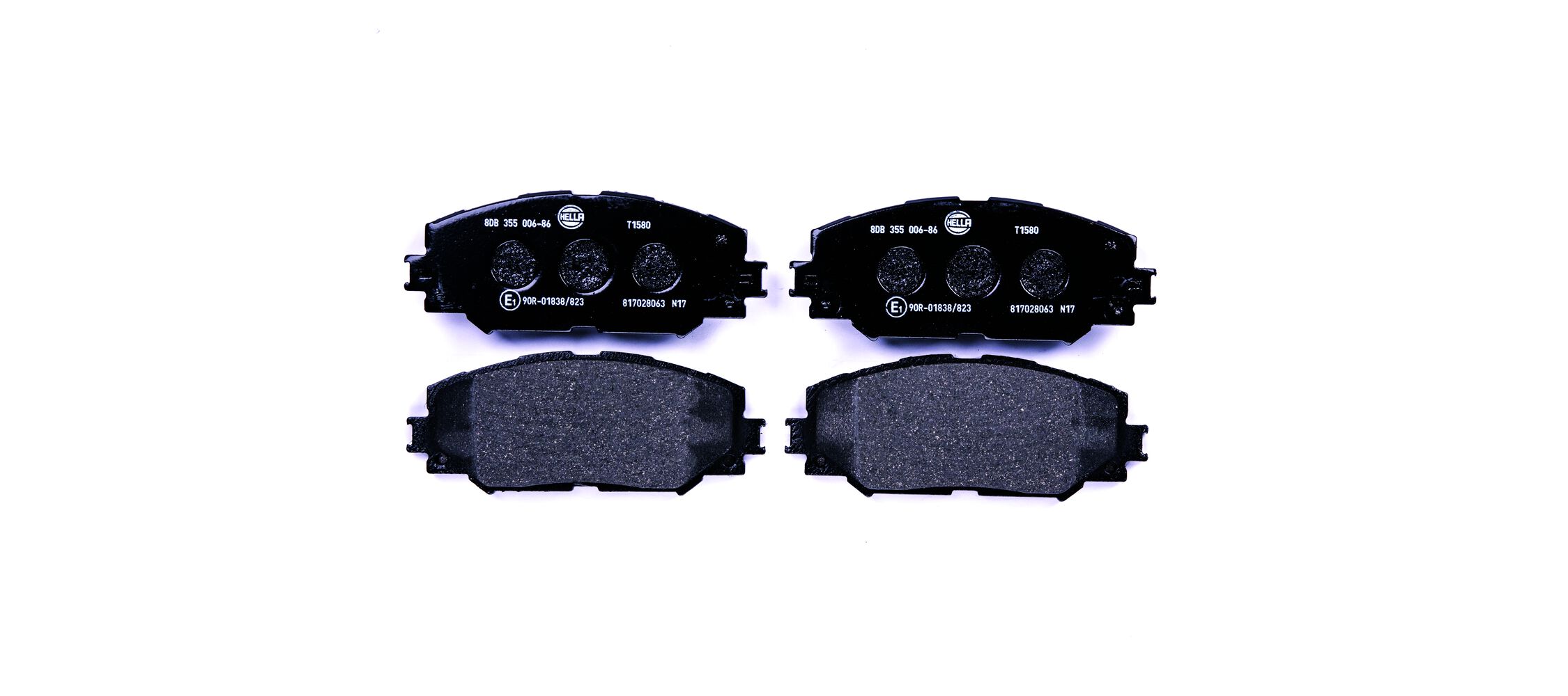 Kit pastiglie freno, Freno a disco - 8DB 355 006-861 HELLA