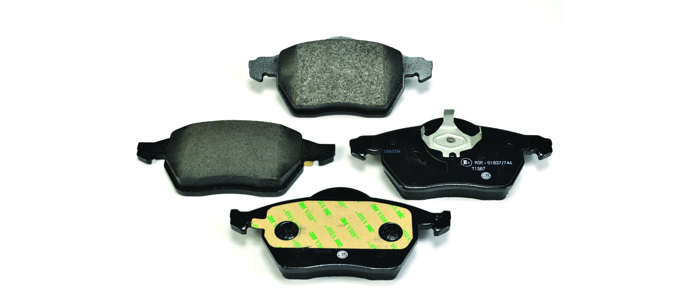 Brake Pad Set, disc brake - 8DB 355 006-921 HELLA