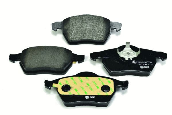 Brake Pad Set, disc brake - 8DB 355 006-921 HELLA