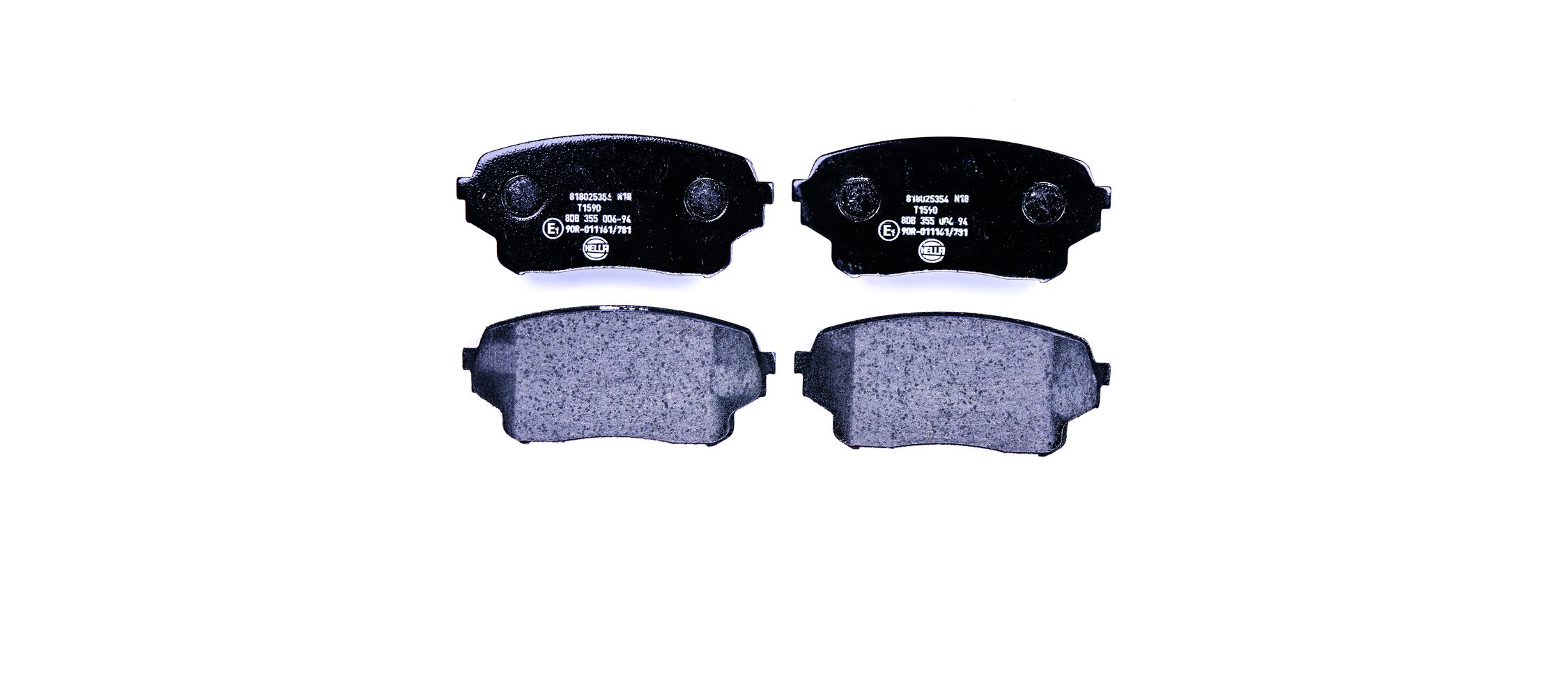 Brake Pad Set, disc brake - 8DB 355 006-941 HELLA