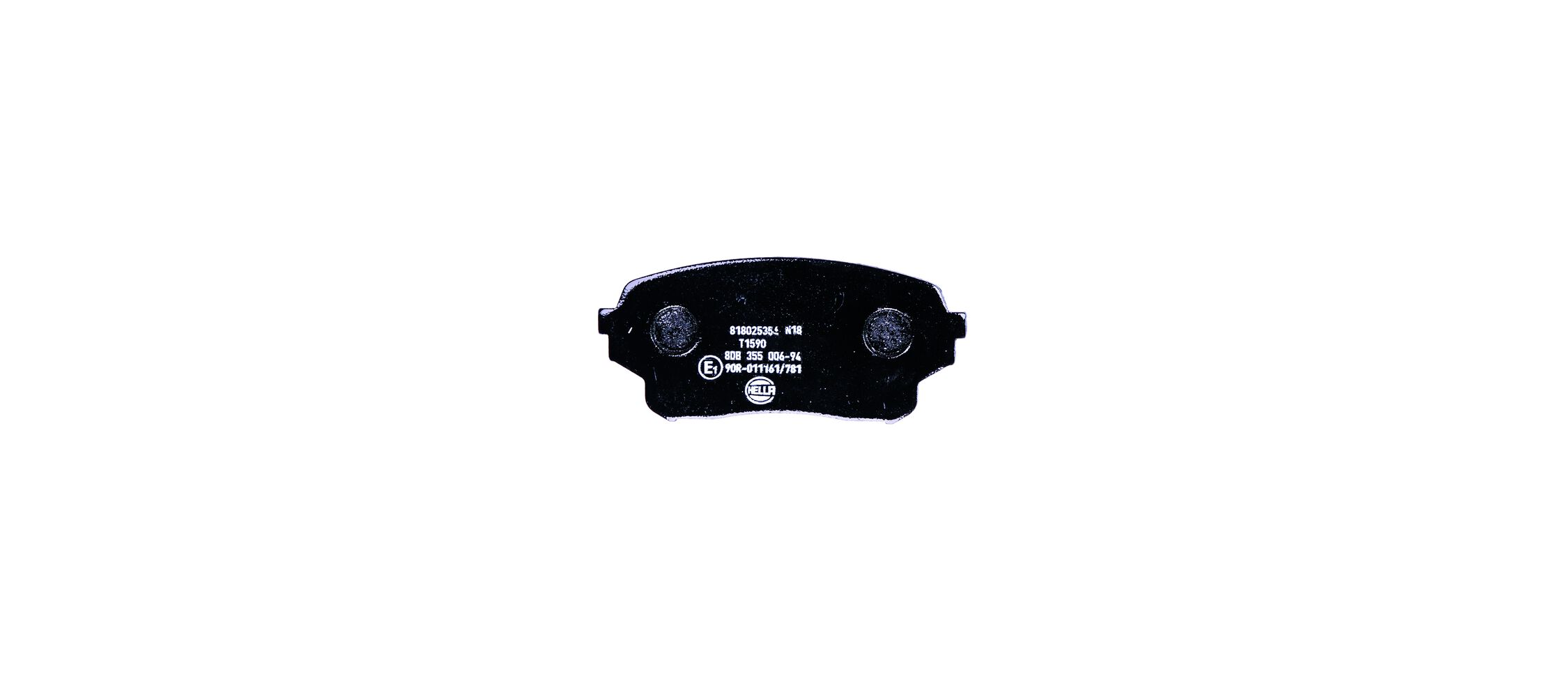 Brake Pad Set, disc brake - 8DB 355 006-941 HELLA