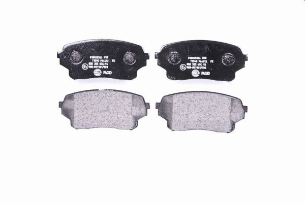 Brake Pad Set, disc brake - 8DB 355 006-941 HELLA